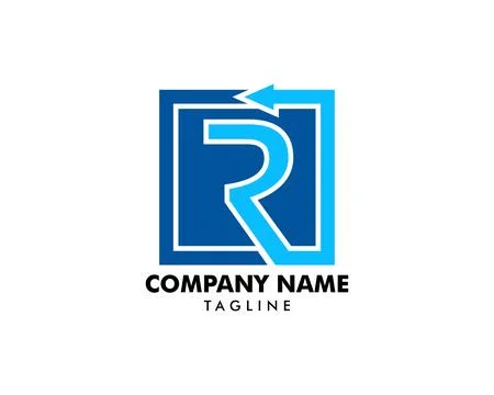 Square letter q with arrow logo vector illustration Stock Illustration