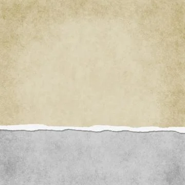 Square light beige grunge torn textured background Stock Illustration