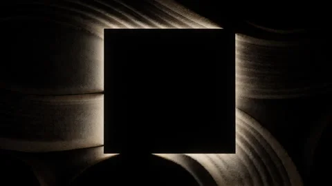 Square light revealing textured sand surface. Video stock 327911217