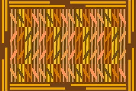 Square line form a pattern on background,art design Stock Illustration