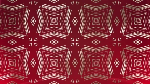 Square lines moving pattern, Silver lines over Radiant Red background. 動画素材 240983622