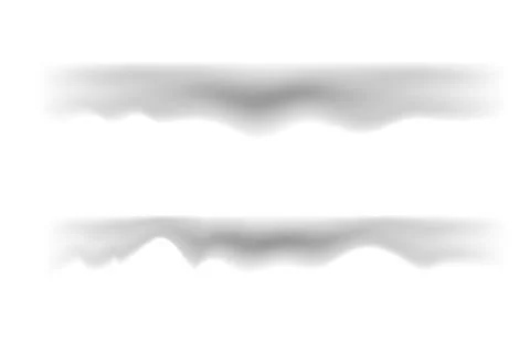 Square liquid shadow from a piece of paper, fog, strip. for Halloween. Stock Illustration
