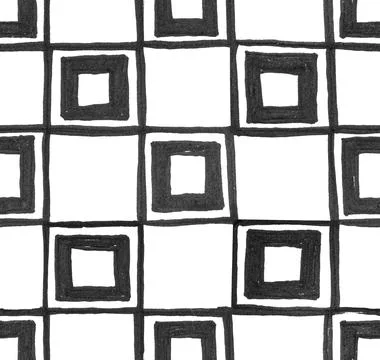 Square marker hand made pattern. Abstract geometry pattern Stock Illustration