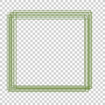Square marking line that can be used for sticker, scrapbook, web, and etc. Stock Illustration