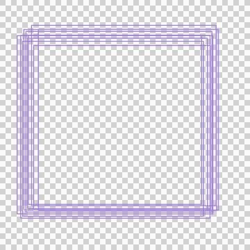 Square marking line that can be used for sticker, scrapbook, web, and etc. Stock Illustration