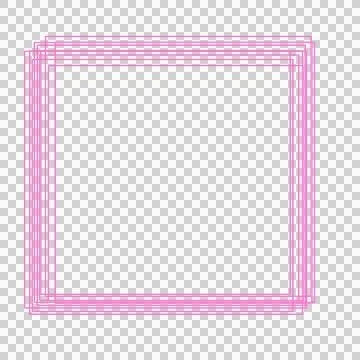 Square marking line that can be used for sticker, scrapbook, web, and etc. Stock Illustration