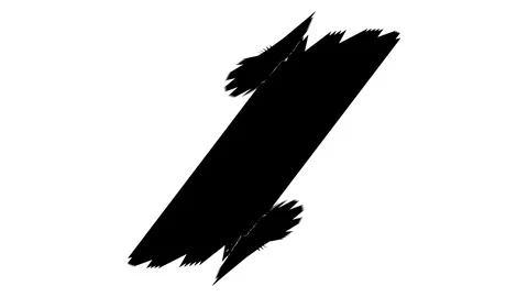 Square Mask Morphing to Dirty Circle and Back Again Endless Loop Stock Footage 118986147