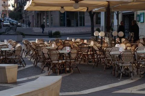 Square in Matera Stock Photos