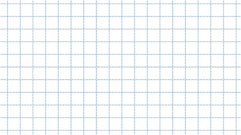 Square maths grid line table blue color zoom in. Stock Footage 146037567