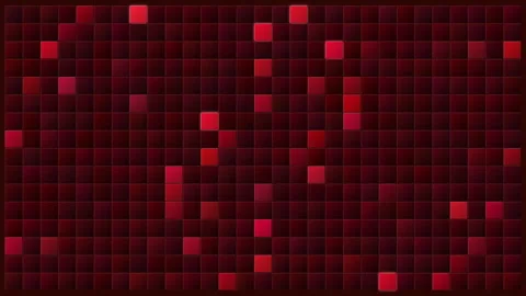 Square Matrix 4K Lacquer Red hypnotic  Stock Footage 322519062