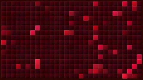 Square Matrix 4K Lacquer Red plasma   스톡 동영상 322527120