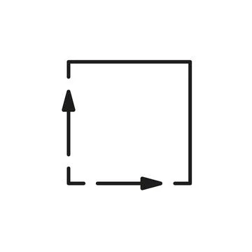 Square meter, size surface m2 icon. Measuring area dimension sign. Measure of Ilustración de archivo