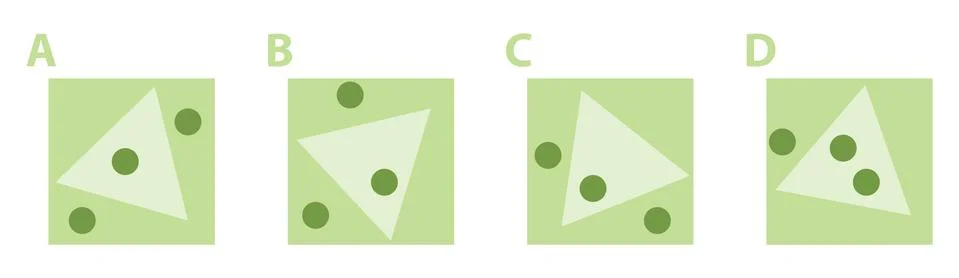 Square Mind Game Stock Illustration