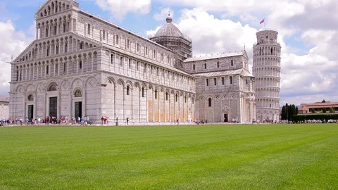 Square of Miracles in Pisa - Italy Stock Footage 73515659