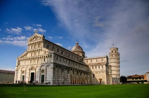 The  Square of Miracles in Pisa Stock Photos
