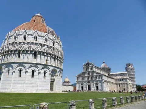 The square of Miracles, Pisa 스톡 사진