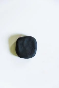 Square ,modelling clay of different colors Stock Photos