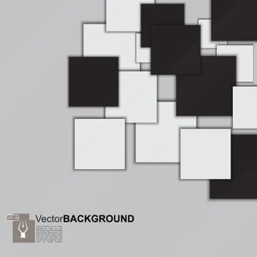 Square mosaic abstract background Stock Illustration