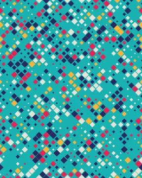 Square mosaic pattern background Stock Illustration