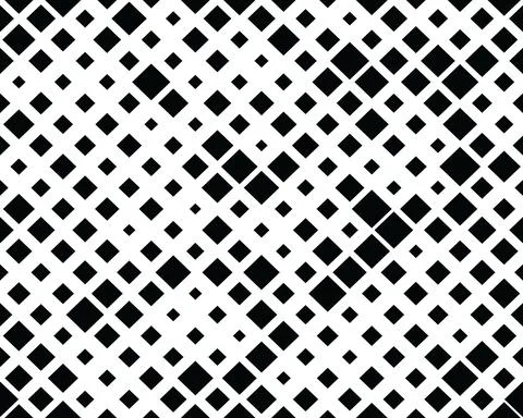 Square mosaic, seamless pattern Stock Illustration
