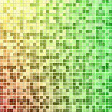 Square mosaic vector background design Stock Illustration