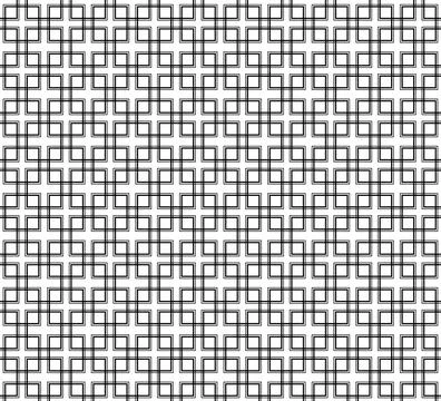 Square Motifs Pattern Stock Illustration