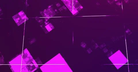 Square moving energy particles moving bg and exploding coding illusion gala.. 스톡 일러스트