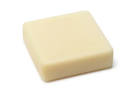 Square natural soap bar Square natural soap bar isolated on white Copyrigh... 写真素材
