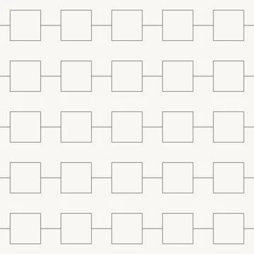 Square nodes on grid lines seamless pattern in minimal line design, geometric Stock Illustration