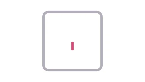 A square object displaying a striking red line on its face. Stock Footage 334930947