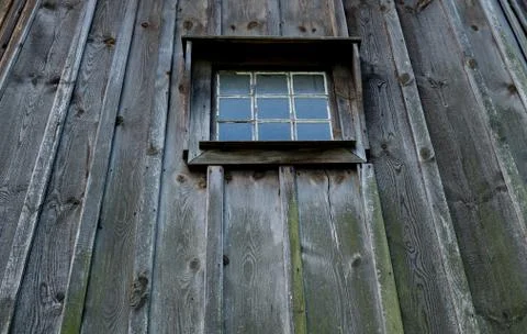 Square old window Foto stock
