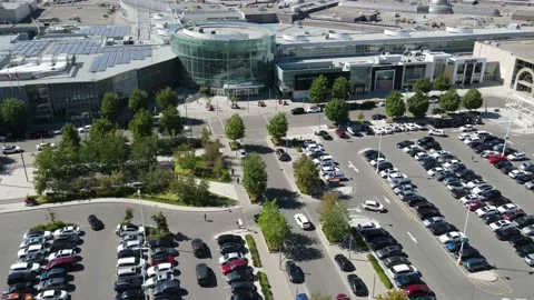 Square One Shopping District Stock Footage 228651446