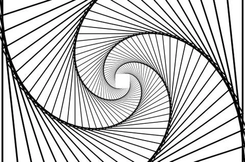 Square optical illusion pattern イラスト素材