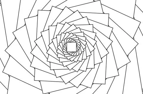 Square optical illusion pattern 스톡 일러스트