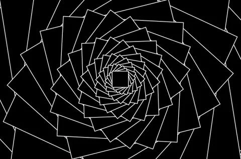 Square optical illusion pattern イラスト素材