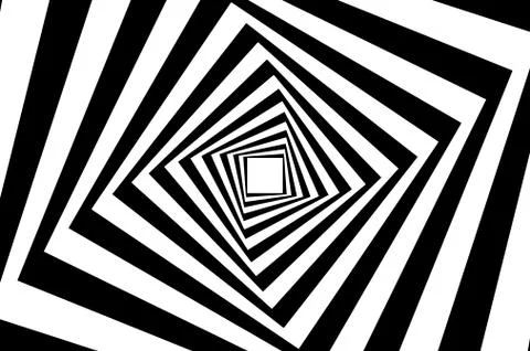 Square optical illusion pattern イラスト素材