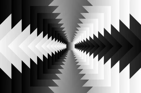 Square optical illusion pattern イラスト素材