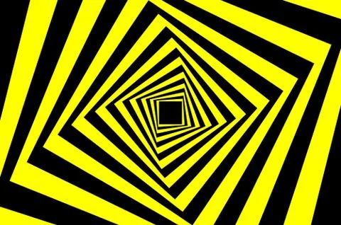 Square optical illusion pattern イラスト素材