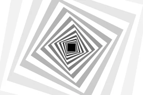 Square optical illusion pattern イラスト素材