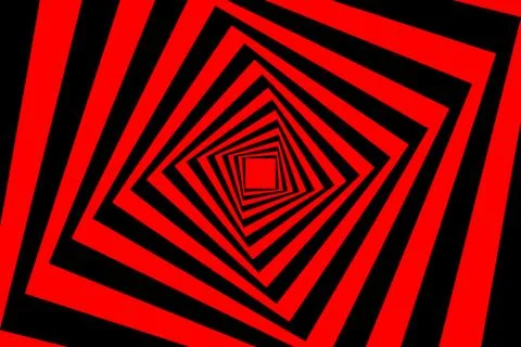 Square optical illusion pattern イラスト素材