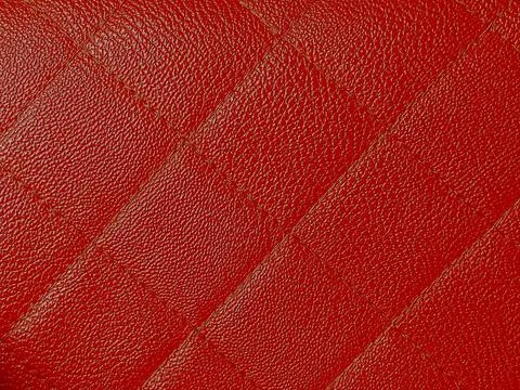 Square or box pattern on orange bag. Stock Photos