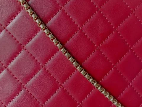 Square or box pattern on wine bag. Stock Photos