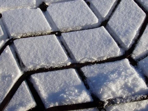 Square or rectangular shaped object, pattern and texture on a surface squa... Foto stock