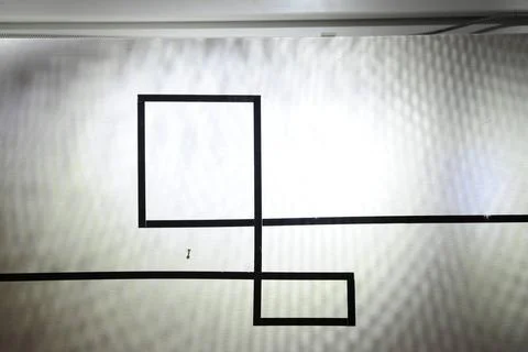 Square or rectangular shaped object, pattern and texture on a surface squa... Stock Photos