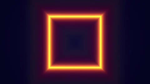 A square of orange light approaches and disappears from the screen. Vídeos de archivo 304120460