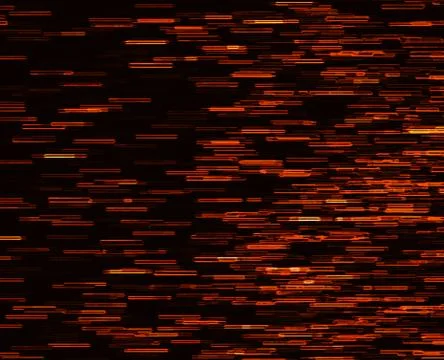 Square orange vivid 8-bit pixel dot interlaced space stars blast Stock Illustration