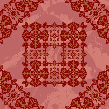 Square ornament Stock Illustration