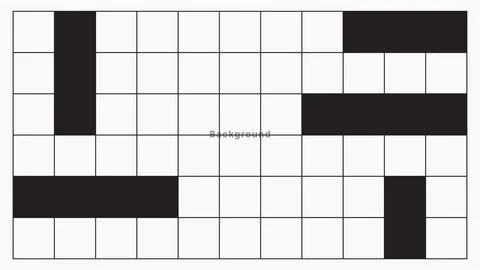 Square outline pattern on white background with block black shapes. Ready f.. Stock Illustration