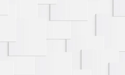 Square overlapping with shadow. Illustrazione stock