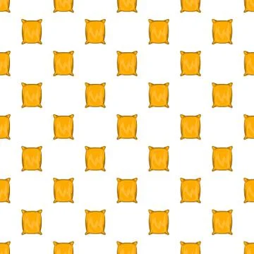 Square packing pattern, cartoon style Stock Illustration